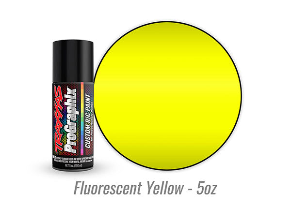 Traxxas 5063 Body paint, ProGraphix, fluorescent yellow (5oz) - TRA5063