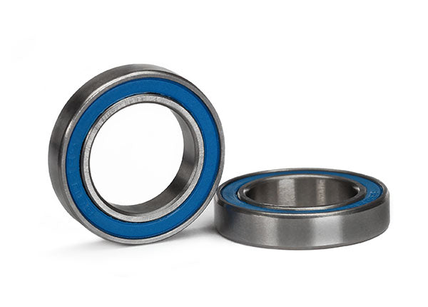 Traxxas 5106 Ball bearing, - Blue rubber sealed (15x24x5mm) (2) - TRA5106