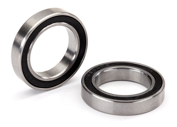 Traxxas 5107X Ball bearing, black rubber sealed, stainless (17x26x5) (2) - TRA5107X