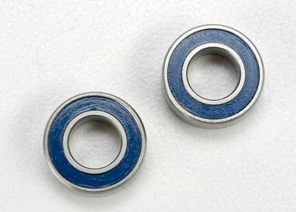 Traxxas 5117 Ball bearings, - Blue rubber sealed (6x12x4mm) (2) - TRA5117