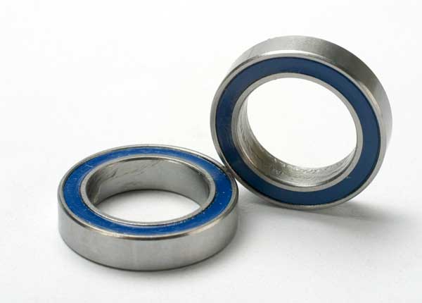 Traxxas 5120 Ball bearings, - Blue rubber sealed (12x18x4mm) (2) - TRA5120