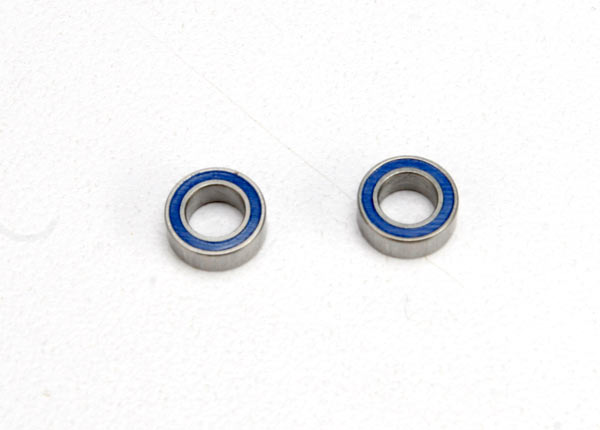 Traxxas 5124 Ball bearings, - Blue rubber sealed (4x7x2.5mm) (2) - TRA5124