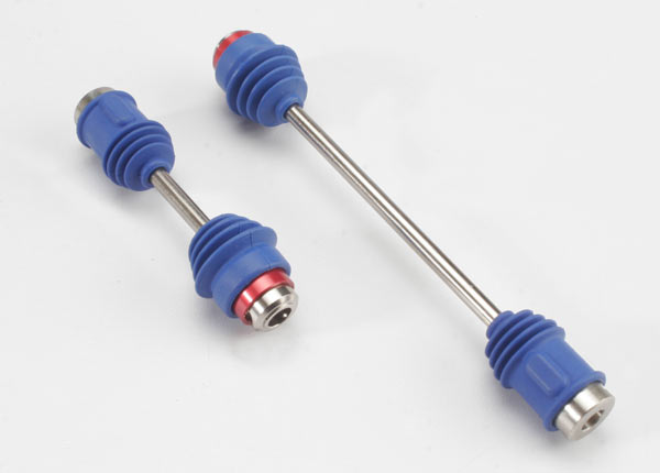 Traxxas 5151R Driveshafts, center E-Maxx (steel constant-velocity) Front (1)/ Rear (1) (assembled with inner and outer dust boots, for 3905 E-Maxx) - TRA5151R