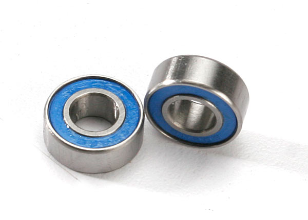 Traxxas 5180 Ball bearings, - Blue rubber sealed (6x13x5mm) (2) - TRA5180