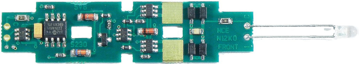 NCE N12K0a Drop-In DCC Decoder -- Fits Kato PA, E8, Genesis P42 w/Golden LEDs - NCE 5240126