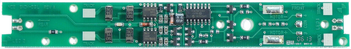 NCE Silent Running(TM) 1.3-Amp Decoders -- BACH-DSL, Replacement Decoder f/Bachmann "DCC ON BOARD" Diesels - NCE 5240139