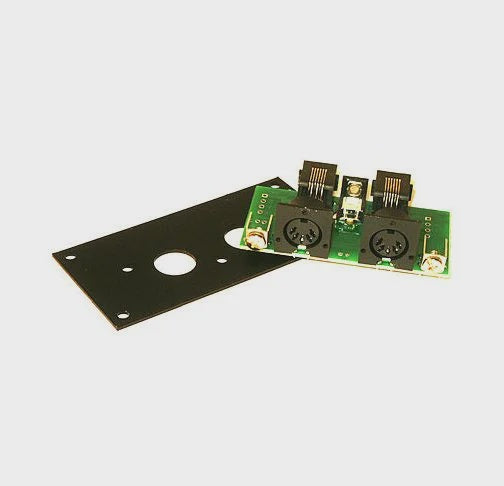 NCE Cab Bus Fascia Panels -- DIN Panel - With DIN Connectors - NCE 5240208
