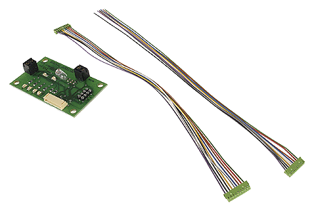 NCE Decoder Tester Kit -- 8- & 9-Pin Plugs, Test Motor, 4-Function - NCE 5240219