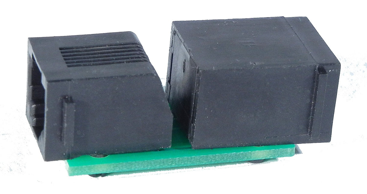 NCE UTP-CAT5 Adapter -- 2 Socket Adapter to Convert from RJ12 Socket to CAT5 RJ45 Socket - NCE 5240235