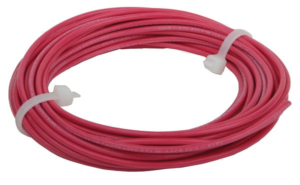 NCE DCC Main Bus 14AWG Wire -- Red 25' 7.6m - NCE 5240285