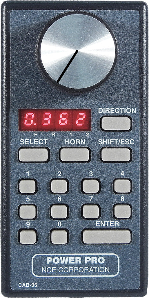 NCE Cab06p Intermediate DCC Throttle -- Standard w/Potentiometer Speed Control - NCE 5240043