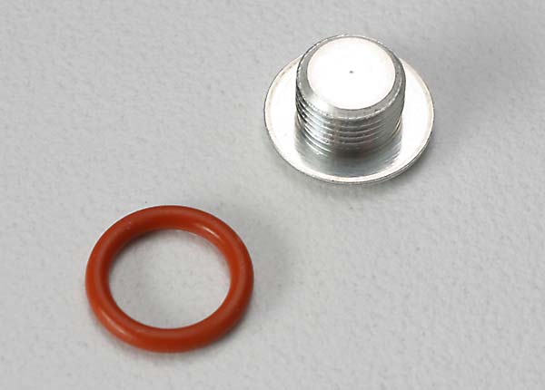 Traxxas 5240 End cap , carburetor Body / 6.2x1.2mm O-ring / (1-each) (TRX 2.5 , 2.5R) - TRA5240