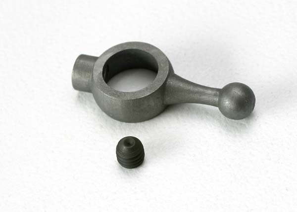 Traxxas 5243 Throttle arm , carburetor / 3mm set screw (1-each) (TRX 2.5 , 2.5R) - TRA5243