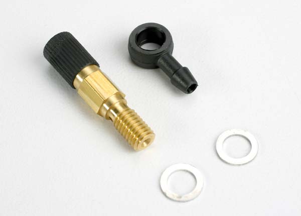 Traxxas 5250 Needle assembly, high-speed (with fuel fitting)/ 2.5x1.15mm O-ring (2)/ 5.3x7.8x.6mm crush washer (2) (TRX 2.5, 2.5R) - TRA5250