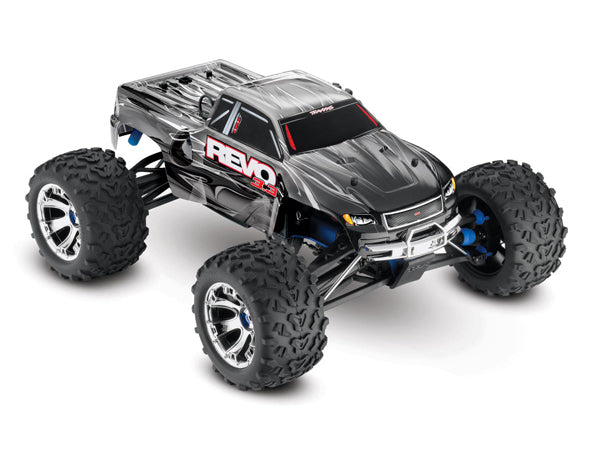 Traxxas 53097-3 Revo 3.3: 1/10 Scale 4WD Nitro-Powered Monster Truck - TRA53097-3-SILVER
