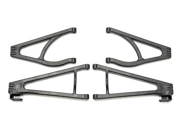 Traxxas 5333R Suspension arm set, adjustable Wheelbase (lengthens Wheelbase 10mm or 19mm) (suspension arm upper (2)/ suspension arm Lower (2)/ Bumper Mount spacers (2)/ 4x16BCS (2)) - TRA5333R