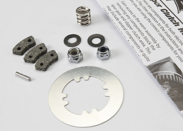 Traxxas 5352X Rebuild kit , slipper clutch (steel disc / friction pads (3) / spring (2) / 2x9.8mm pin / 5x8mm MW / 5.0mm NL (1) / 4.0mm NL (1)) - TRA5352X
