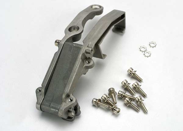 Traxxas 5360 Engine Mount (Complete assembly) / 3x28mm CS with Washers (2) / 3x10 CS with Washers (10) - TRA5360