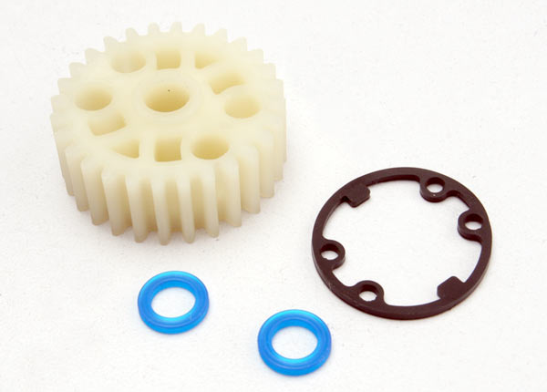 Traxxas 5414X Gear, center Differential (Revo)/ X-ring seals (2)/ gasket (1) (Replacement gear for 5414) - TRA5414X