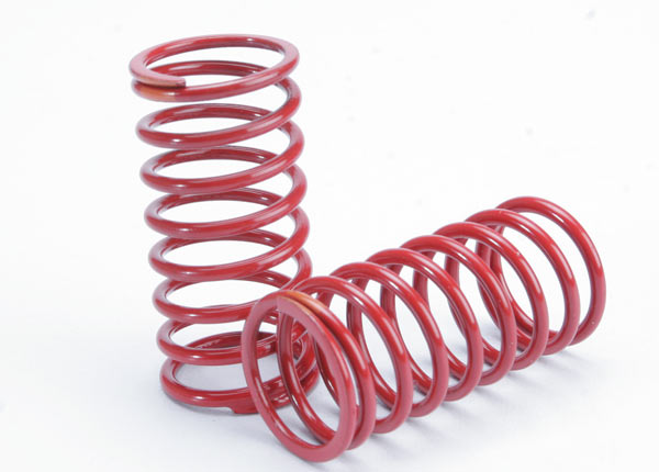 Traxxas 5437 Spring, shock (red) (GTR) (3.2 Rate orange) (1 pair) - TRA5437