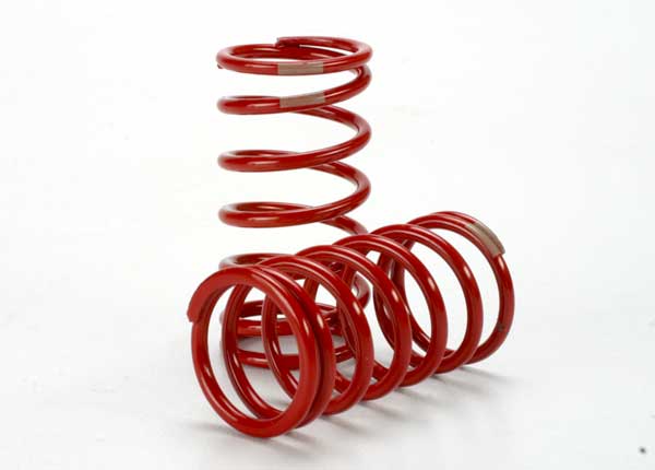 Traxxas 5440 Spring, shock (red) (GTR) (4.1 Rate tan) (1 pair) - TRA5440