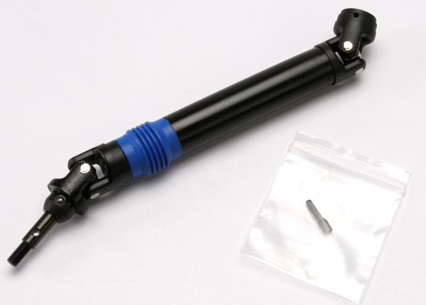 Traxxas 5451X Driveshaft assembly (1), left or right (fully assembled, ready to install)/ 4x15mm screw pin (1) - TRA5451X