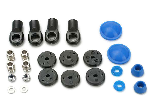 Traxxas 5462 Rebuild kit, GTR shock (x-rings, bump stops, bladders, all pistons, piston nuts, shock rod ends) renews 2 shocks - TRA5462