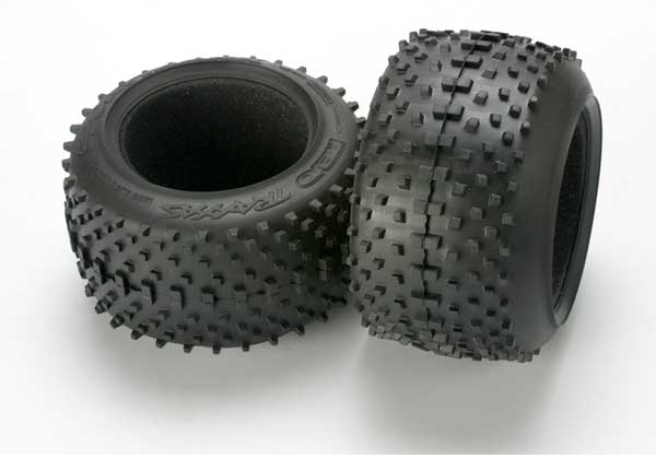 Traxxas 5470 Tires , SportTraxx racing 3.8' (soft compound , directional and asymmetrical tread design) / foam Inserts (2) - TRA5470