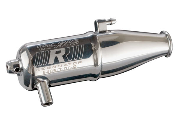 Traxxas 5485 Tuned pipe, Resonator, R.O.A.R. legal (dual-chamber, enhances mid to high-rpm power) (for Jato, N. Rustler, N. 4-Tec with TRX Racing Engines) - TRA5485