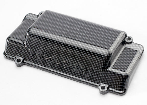 Traxxas 5515G Battery Box Cover , bumper (Rear) , Exo-Carbon finish (Jato) - TRA5515G