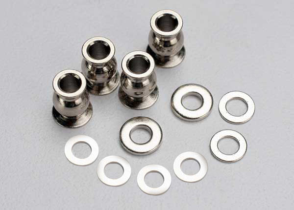 Traxxas 5529 Shim set, 3x7x1mm (2), 3x6x0.5mm (4), 3x7x2mm (2)/ hollow balls, captured (4) - TRA5529