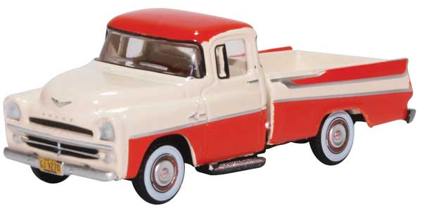 Oxford Diecast 57 DODGE D100 PICKUP - CORAL - 553-87DP57001