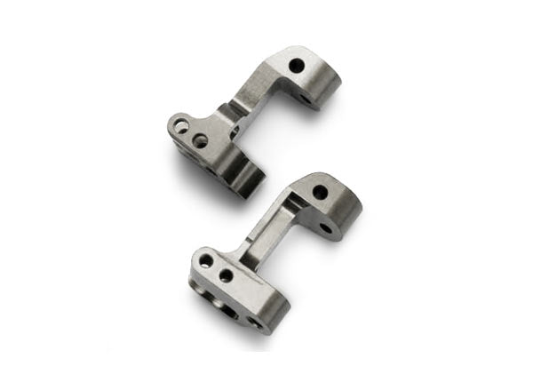 Traxxas 5532X Caster blocks , 30-degree , titanium-anodized 6061-T6 aluminum (left & right) - TRA5532X