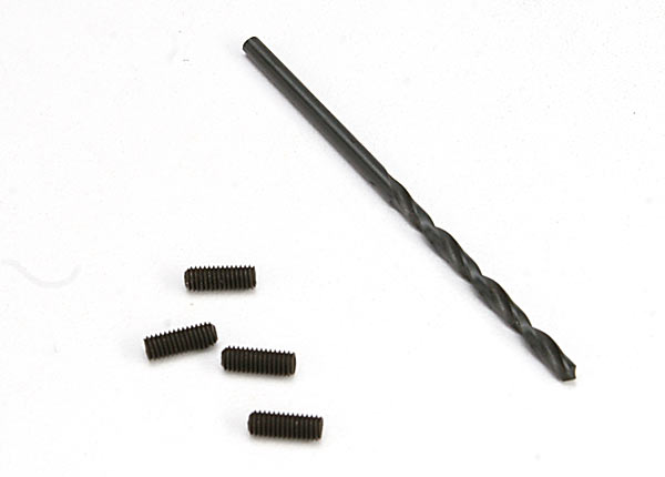 Traxxas 5554 Screws (includes 2.5mm drill bit) (limits suspension droop, sets maximum ride height) - TRA5554