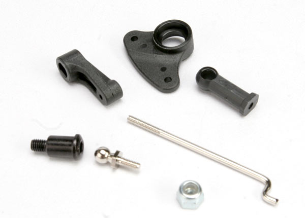Traxxas 5567 Brake cam lever/ Linkage rod/ bellcrank/ 4mm ball screw (1)/ 4mm ball cup (1)/ 3.0NL (1)/ 3X10 SS (1) - TRA5567