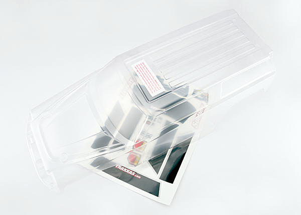 Traxxas 5612 Body , Summit (Clear , requires painting) / window , grille , lights Decal Sheet (use #5616 Body Mount posts) - TRA5612