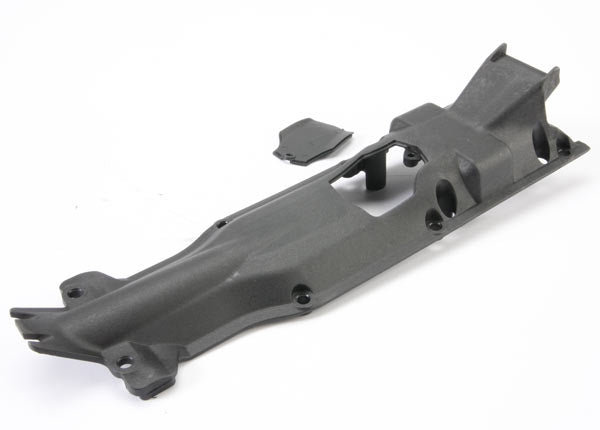 Traxxas 5637 SkidPlate, transmission, nylon (black)/ cover - TRA5637