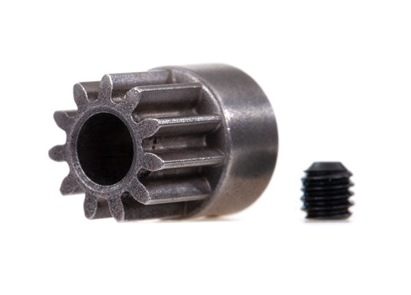 Traxxas 5641 Gear, 11-T pinion (0.8 metric pitch, compatible with 32-pitch) (fits 5mm shaft)/ set screw - TRA5641