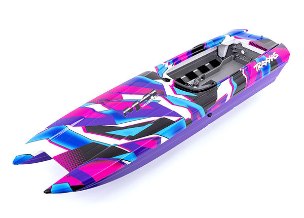 Traxxas 5784P Hull, DCB M41, purple Graphics (fully assembled)