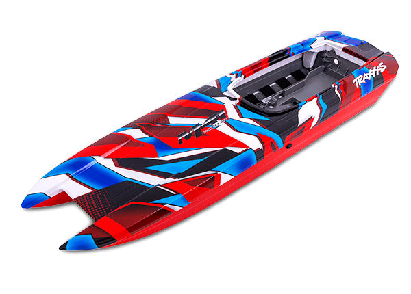 Traxxas 5784R Hull, DCB M41, - Red Graphics (fully assembled)