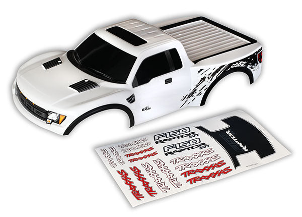 Traxxas 5815X Body, Ford Raptor, White (painted, decals applied)