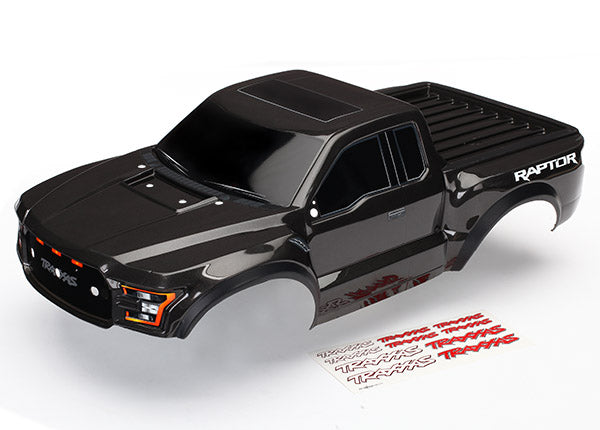 Traxxas 5826A Body , Ford Raptor , black (heavy duty) / decals - TRA5826A