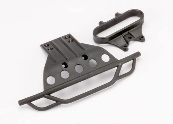 Traxxas 5835 Bumper, Front/ Bumper Mount, Front (black) - TRA5835