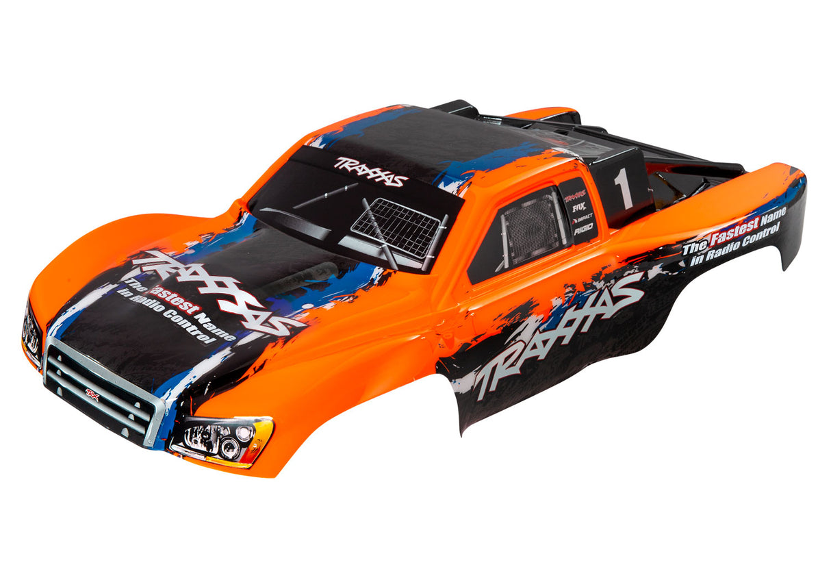 Traxxas 5850 Body , Slash 4X4 , orange (painted , decals applied) - TRA5850