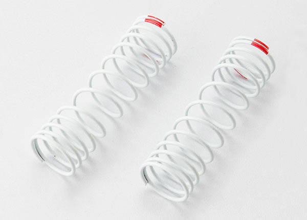 Traxxas 5860 Springs, Front (white) (progressive Rate) (2) (fits #5862 aluminum Big Bore shocks) - TRA5860