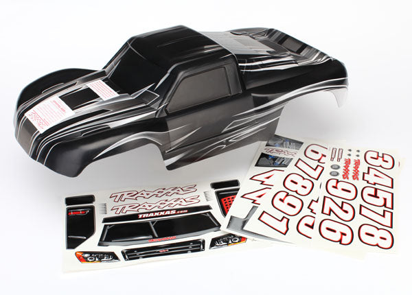 Traxxas 5911X Body, Slayer, prographix (replacement for painted Body. Graphics are printed, requires paint & final color application)/hook and loop fastener/ Decal Sheet