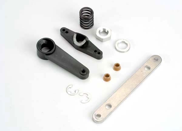 Traxxas 6049 Servo saver set (1 / 6 , 1 / 5 scale) / bellcranks / draglink / Bushings - TRA6049