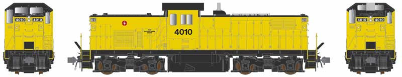 Bowser English HO Alco C415 - Standard DC -- Ohio River Terminal #4010 (Ex-BN, yellow, black)
