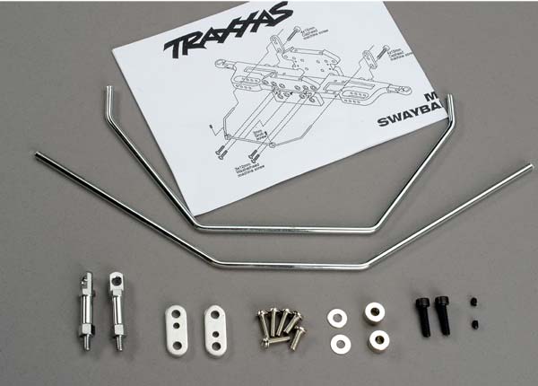 Traxxas 6078 Anti-Sway bars (Front & Rear) w / Hardware - TRA6078