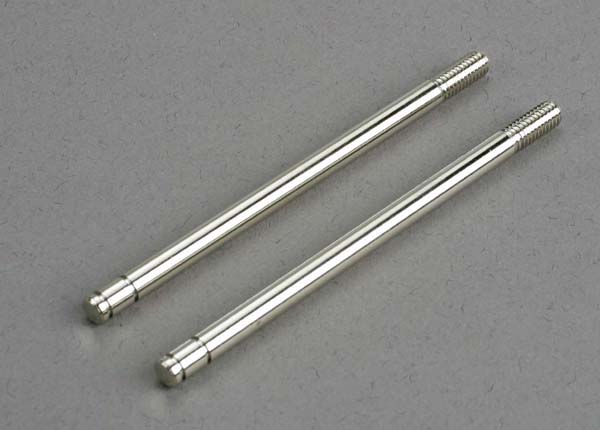 Traxxas 6096 Shock shafts , steel , chrome finish (Front) (2) - TRA6096
